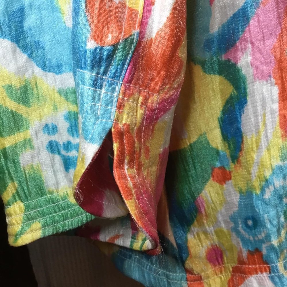 Ruby Rd Multi Color Button Front Spring Jacket Bo… - image 3